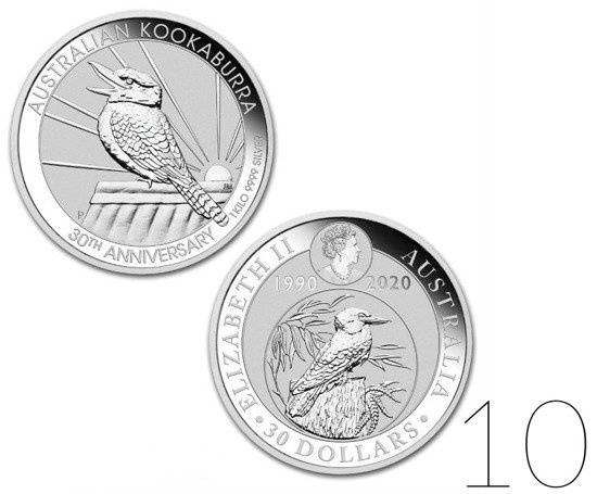 Cucaburra 1000 gramos Plata 2020 PAQUETE DE 10 PAQUETES