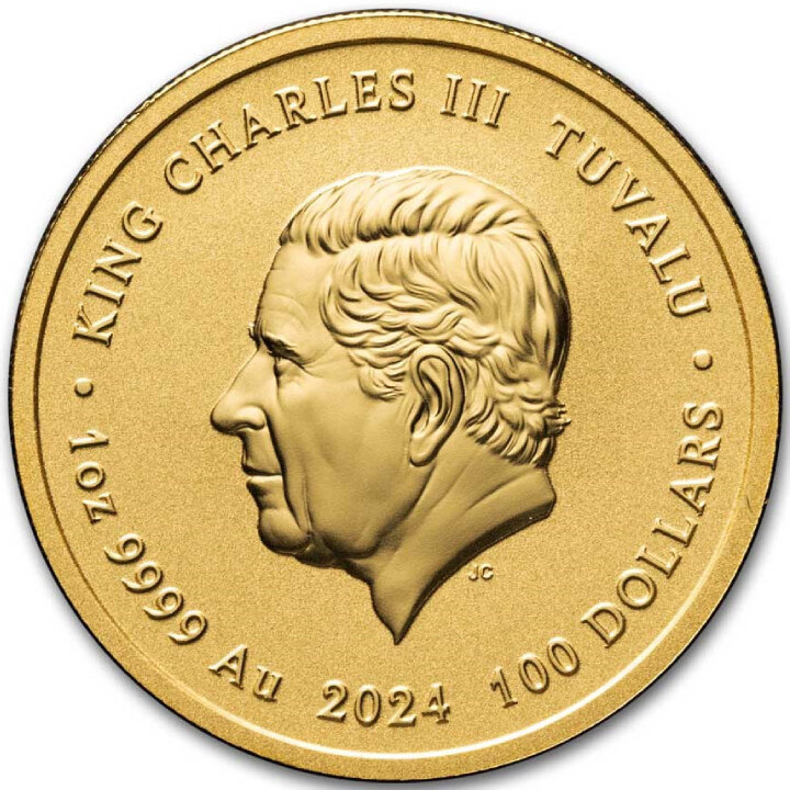 Tuvalu: Black Flag - The Kingston 1 oz Oro 2024