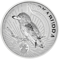 Kookaburra 5 uncji Srebra 2025 Proof High Relief Incused