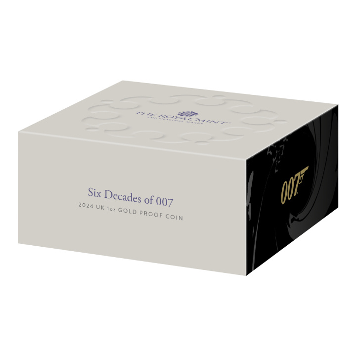 Six Decades of 007 1 oz Gold 2024 Proof