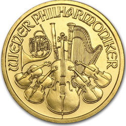 Bécsi Filharmonikusok 1/10 uncia arany 2008