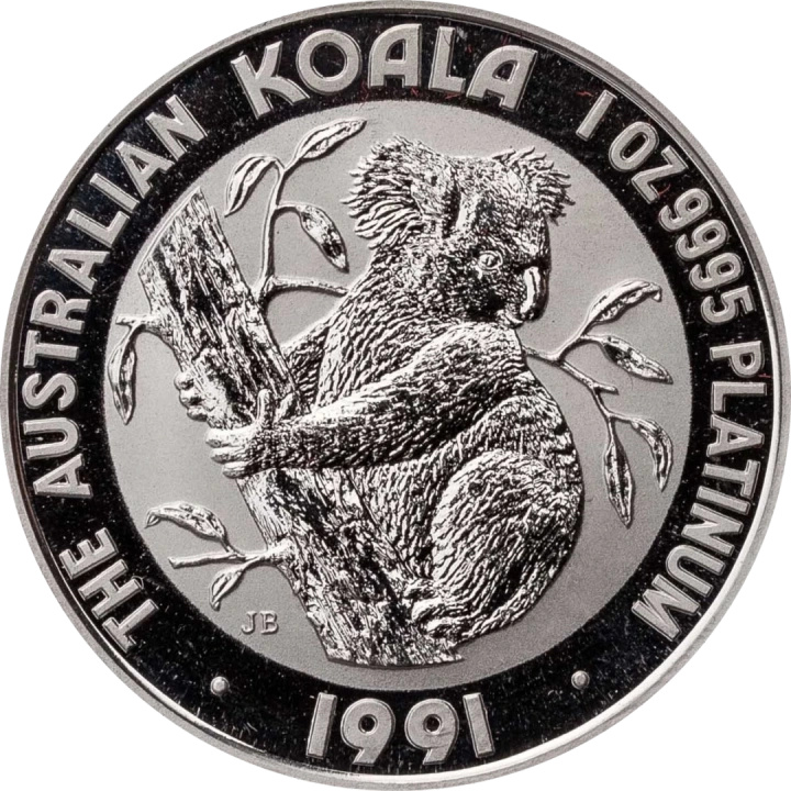 Platinum Coin Koala 1 oz Platinum 1991