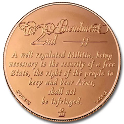 2nd Amendment We The People 1 ounce of copper