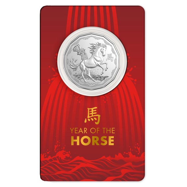 RAM: Lunar - Año del Caballo Cobre-Níquel 2026 Moneda Tetradecágono