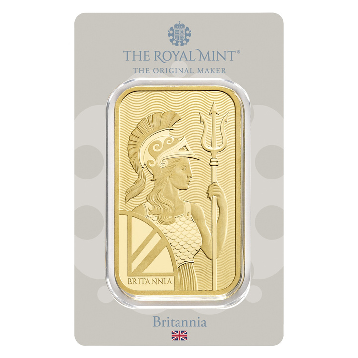 Gold Bar Britannia 100 gram