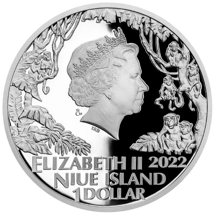 Niue: The Jungle Book - Tiger Shere Khan $1 Silver 2022 Proof