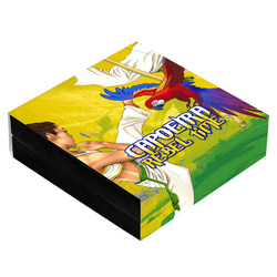 Cameroon: Rebel Time - Capoeira coloured 2 oz Silver 2023 Antiqued Coin