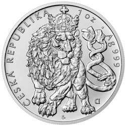 Srebrna Moneta Niue: Czech Lion 1 uncja Srebra 2026