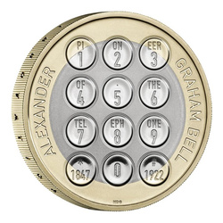 Alexander Graham Bell měďnikel 2022