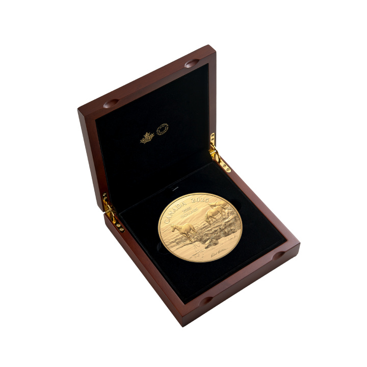 Canada: Mustang Country di Robert Bateman $2500 Oro 2025 Proof