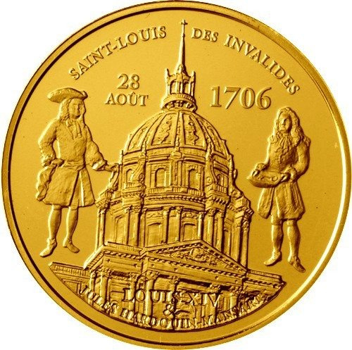 Kościół Inwalidów 1/4 uncji Złota 2006 Proof