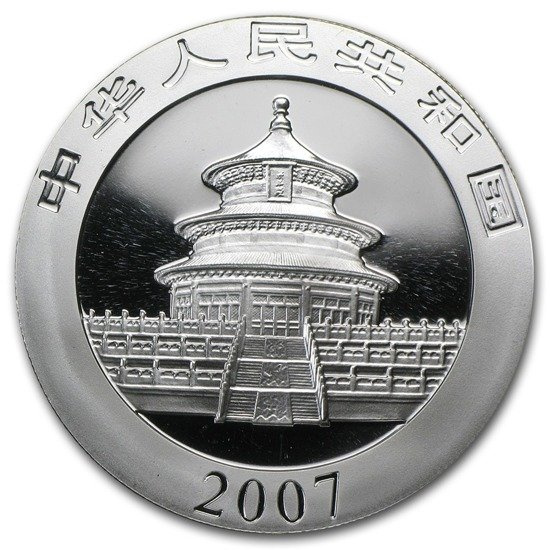 China Panda 1 oz Silber 2007