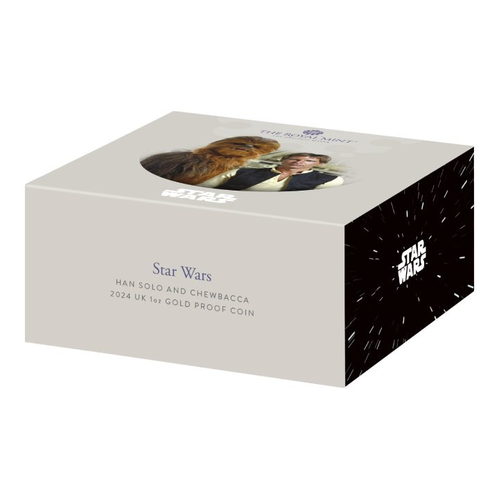 Star Wars: Han Solo and Chewbacca 1 oz Gold 2023 Proof