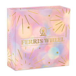 Tuvalu: Ferris Wheel kolorowany 2 uncje Srebra 2025 Antiqued Coin