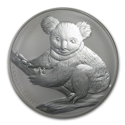 Koala 1000 gramów Srebra Różne Roczniki