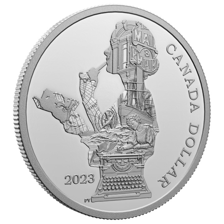 Set Canada Kathleen „Kit” Coleman - jurnalistă pionier 7 monede 2023