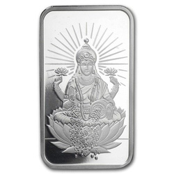 10 grammi Lingotto d'argento Pamp Suisse Lakshmi