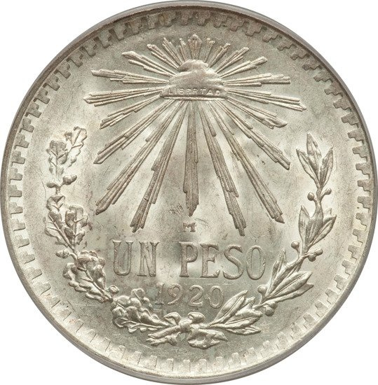 MESSICO 1 PESO VARIE ANNATE