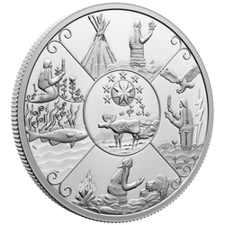 Canada : Générations - Histoire de la création Mi'kmaq 20 argent 2023 Proof