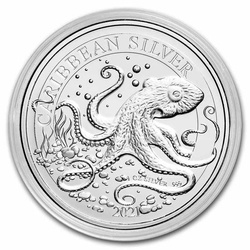 Barbados: Octopus 1 oz Silver 2021