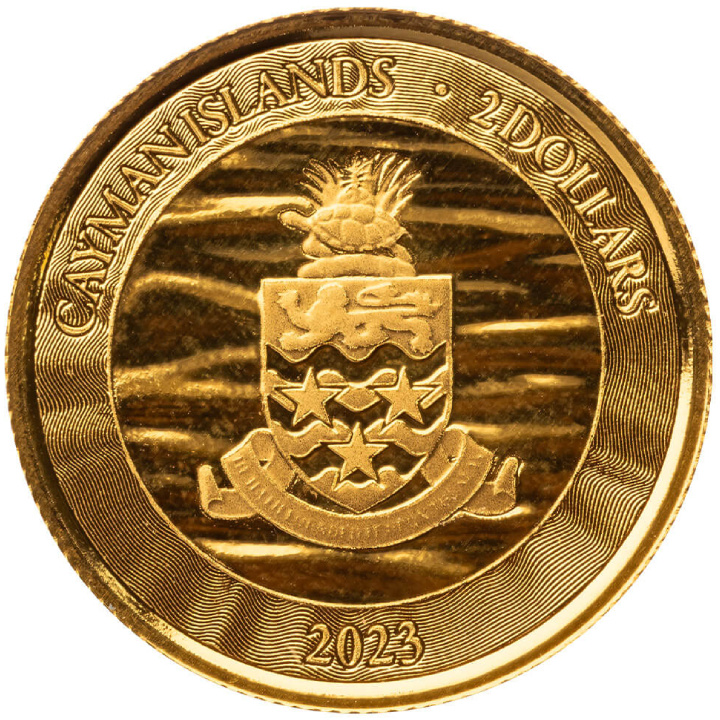 Cayman Islands: Stingray 1/10 uncji Złota 2023 Prooflike