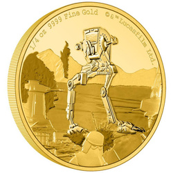 Niue: Star Wars - AT-ST Walker 1/4 oz Oro 2022 Proof