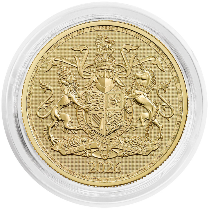 Gold Coin The Royal Arms 1 oz Gold 2026