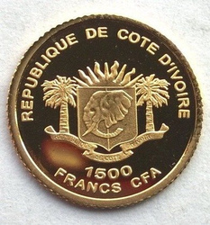 Grande Muraille de Chine 1 g d'or 2007 Proof