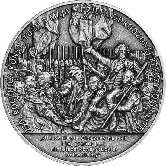 230° anniversario della Costituzione del 3 maggio – opera della rinata Repubblica 50 zł