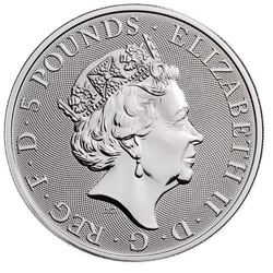 The Queen’s Beasts 2019: The Yale of Beaufort 2 oz Silver