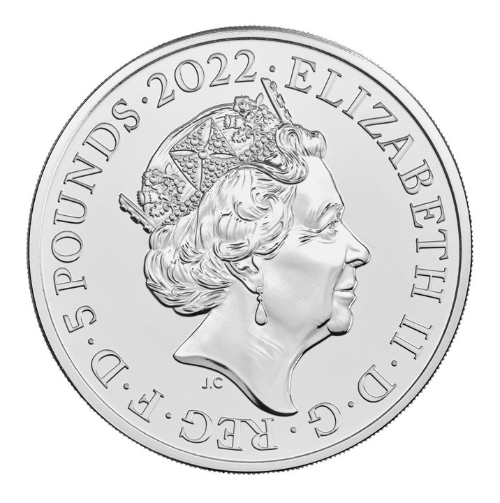 The Queen's Reign - Commonwealth Cupronichel £5 2022