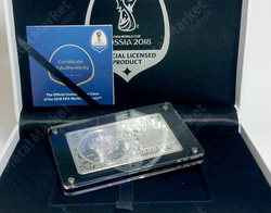Silver Bar & Coin FIFA World Cup 3 oz 2018