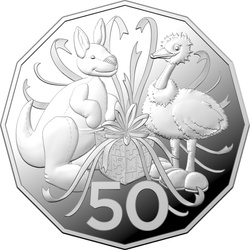 Sada 6 mincí Australian Baby 2023 Proof