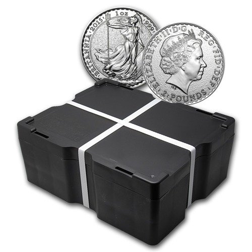 Oryginalny masterbox Britannia i The Queen's Beasts 1 uncja Srebra