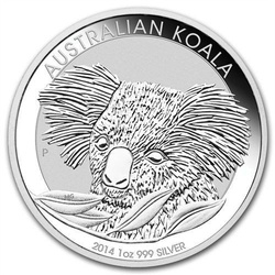 Koala 1 uncia ezüst 2014