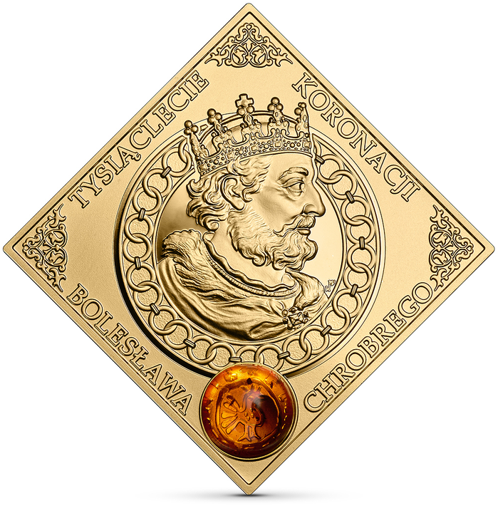 Tysiąclecie koronacji Bolesława Chrobrego 500 zł Złoto 2025 Proof