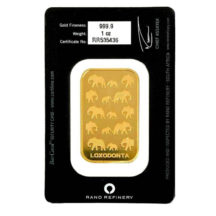 Rand Refinery 1 oz aranyrúd