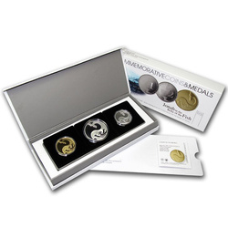 Set di 3 monete “Jonah in the Whale” 2010 Proof