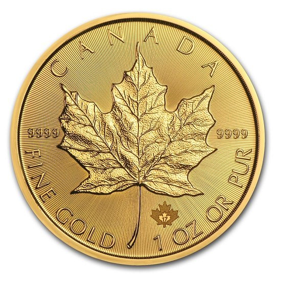 Canadian Maple Leaf 1 oz Gold 2017