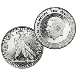 Szent Ilona: Tírusz sékel 1 uncia ezüst 2024