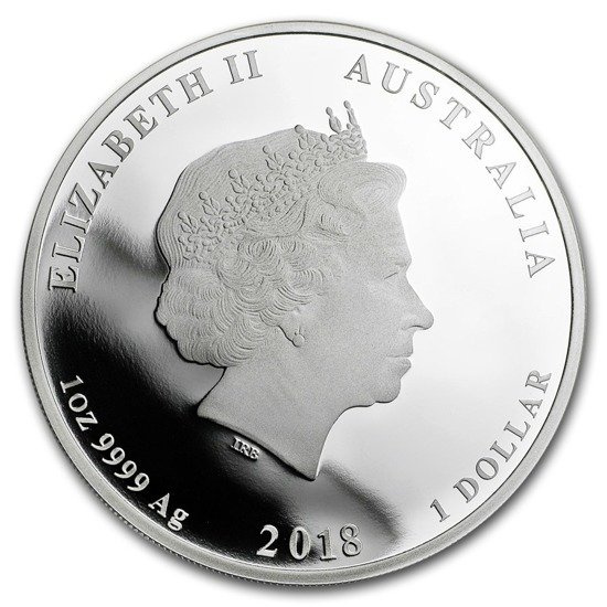 Drache und Phönix 1 oz Silbermünze 2018