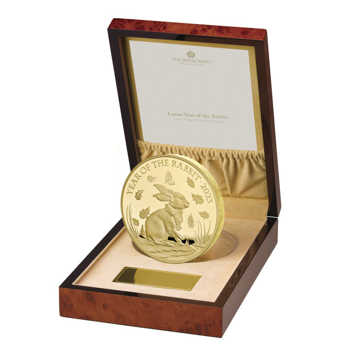 Royal Mint Lunar: Rok králíka 1000 gramů zlata 2023 Proof