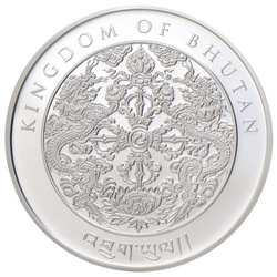 Bhutan: Lunar Rok Konia 1 uncja Srebra 2026