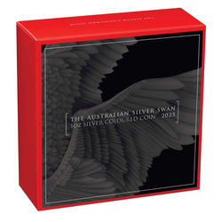 Swan coloured 1 oz Silver 2025
