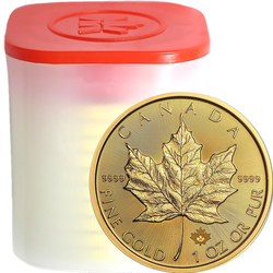 Hoja de Arce Canadiense 1 oz Oro 2021 PAQUETE DE 20 PAQUETES