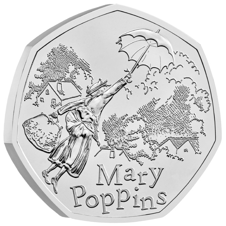Mary Poppins 50p Cupro-Nickel 2025