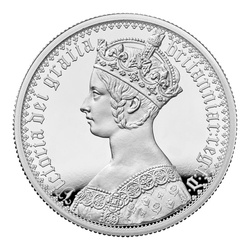 Gothic Crown Portrait 2 uncje Srebra 2021 Proof