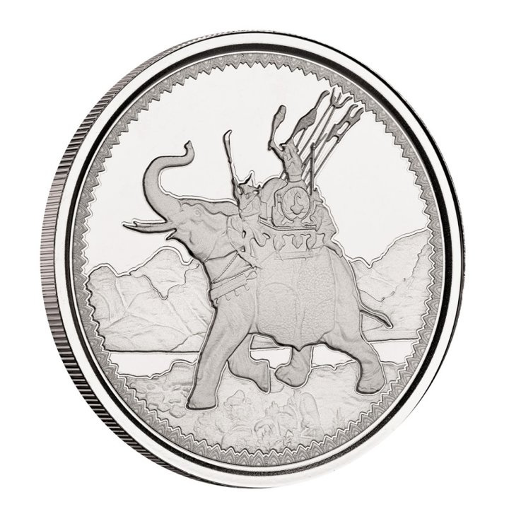 Gibraltar: War Elephant 1 oz Silver 2022