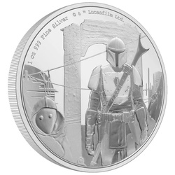 Niue : Star Wars The Mandalorian – The Mandalorian 1 once d'argent 2021 Proof