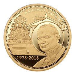 Niue : Habemus Papam 1978-2018 1/10 once d'or 2018 Proof